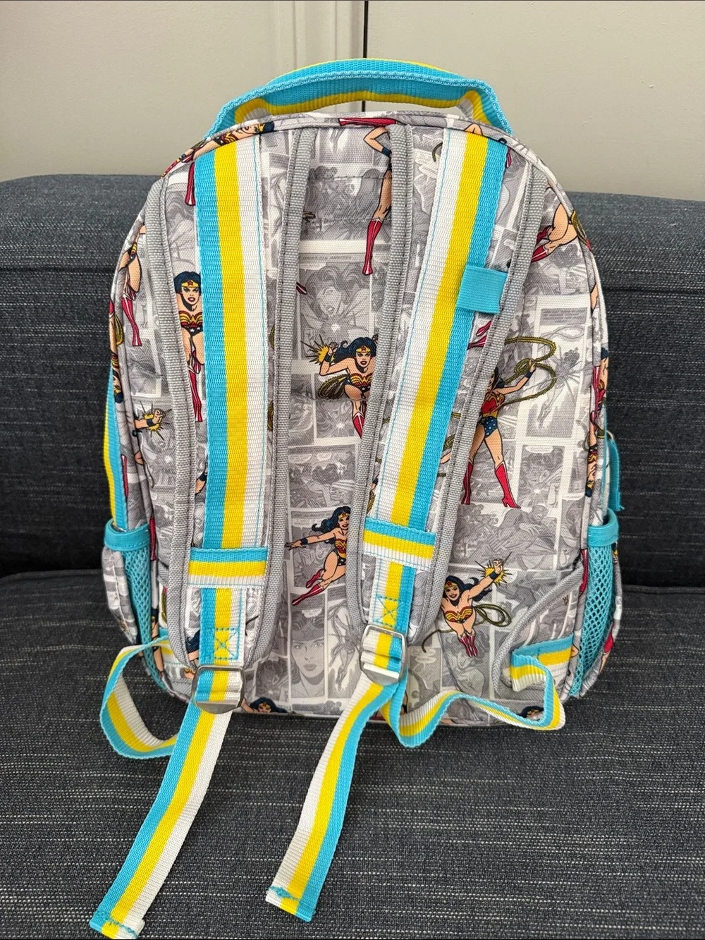 PBK Pottery Barn Kids DC Comics Wonder Woman Comic Book Backpack Small School